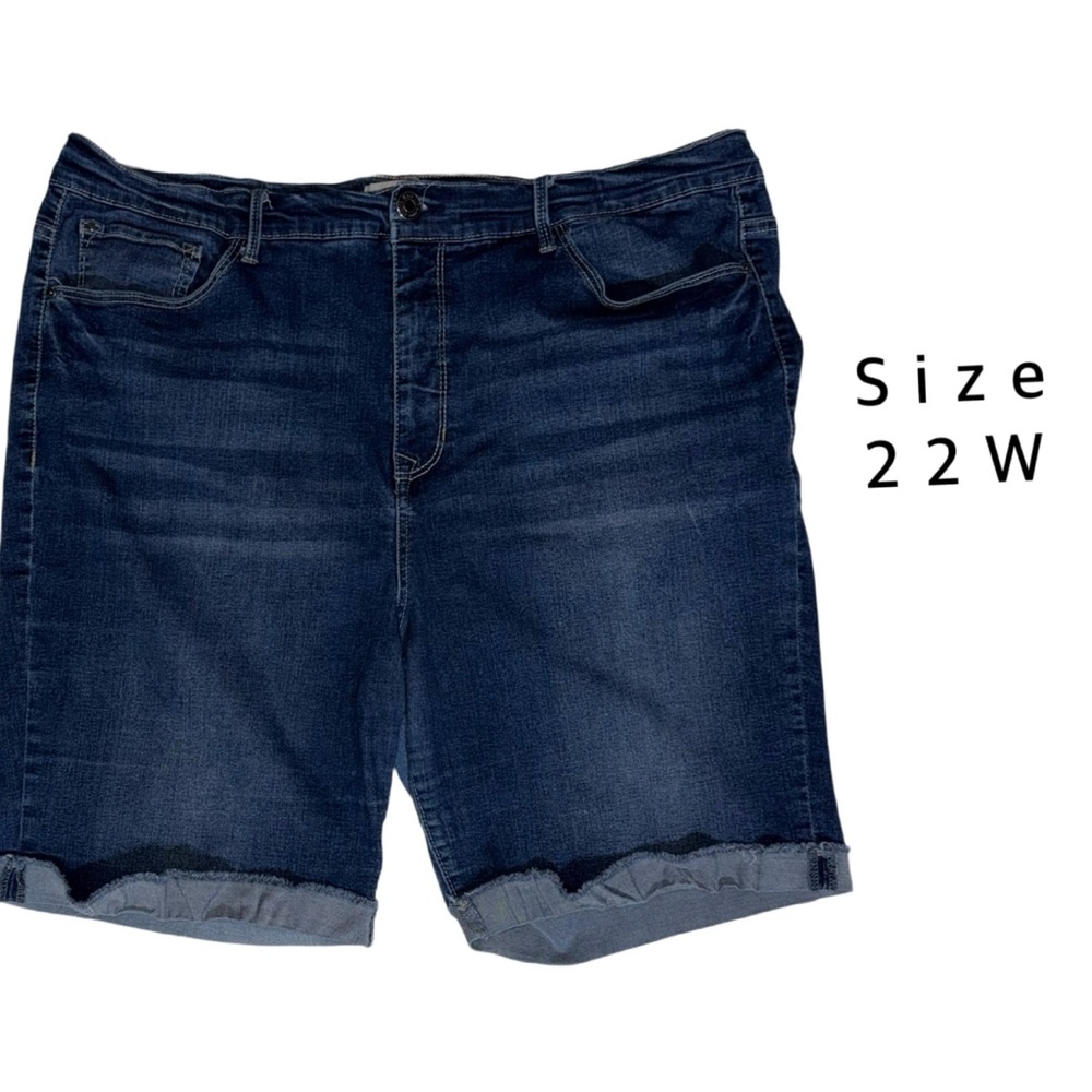 Angles Plus Size Denim Bermuda Shorts – 22W - Picture 10 of 10